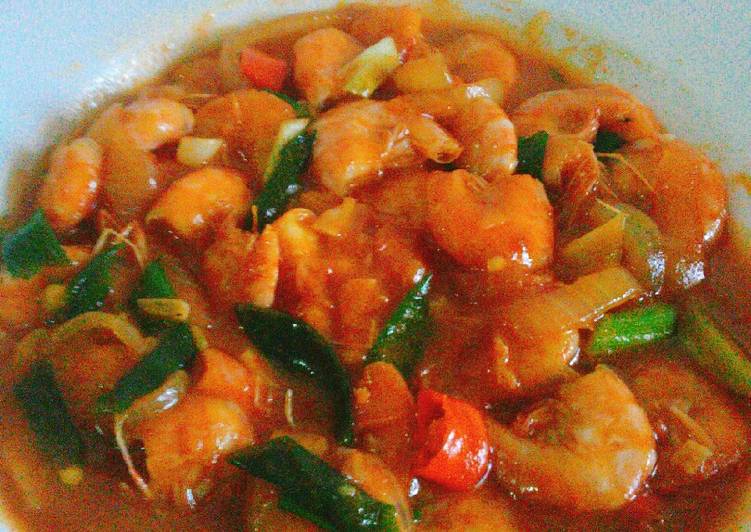 Cara Gampang Menyiapkan Udang saos tiram Anti Gagal