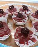 Tartaletas de cheesecake sin horno
