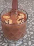 Yummy chocolate and biscuits iced shake
