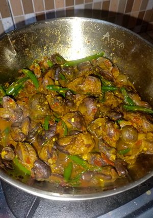 Foto resep Hati ayam cabe hijau