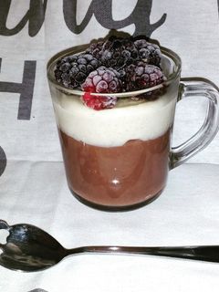 Kakaós és kókuszos zabpuding recept fotója