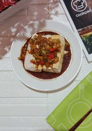 Foto resep Tahu Kukus Siram Kuah Kecap