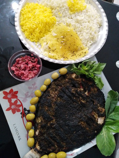 عکسی از دستور ماهی کبابی
