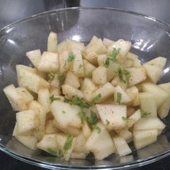 Kharbooza chaat A picture of Kharbooza chaat.