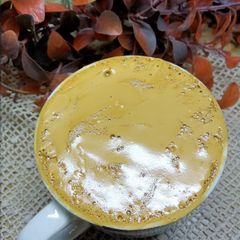 A picture of Dalgona Coffee.