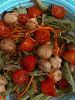 Foto de Salada de cogumelos simples