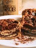 Bizcocho marmolado avena fit