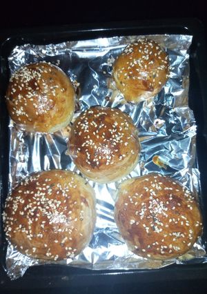 A picture of Burger bread.