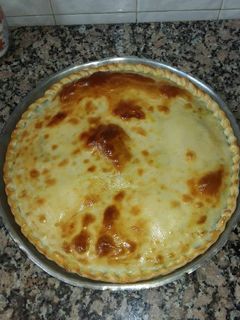 Una foto de Tarta de atún y acelga