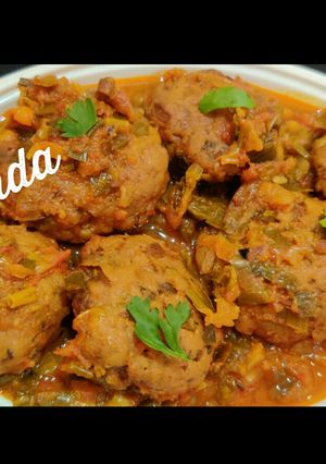 A picture of Tikki ki sabzi.