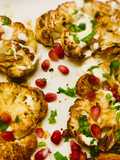 Roasted Cauliflower with Tahini Sauce