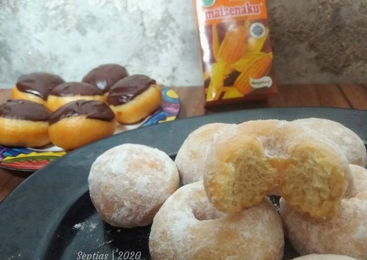 Bagaimana Menyiapkan Donat Maizena (eggless), Enak Banget