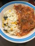 Codillo en salsa de chipotle