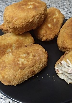 Una foto de Croquetas/Croquetones sin lactosa