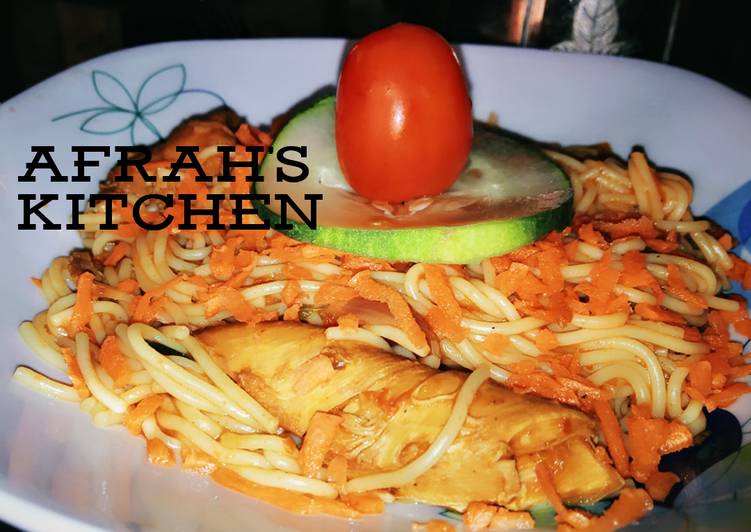 How to Prepare Appetizing Carrot spaghetti This is Secret Recipe  From Best My Grandma's Recipe !!