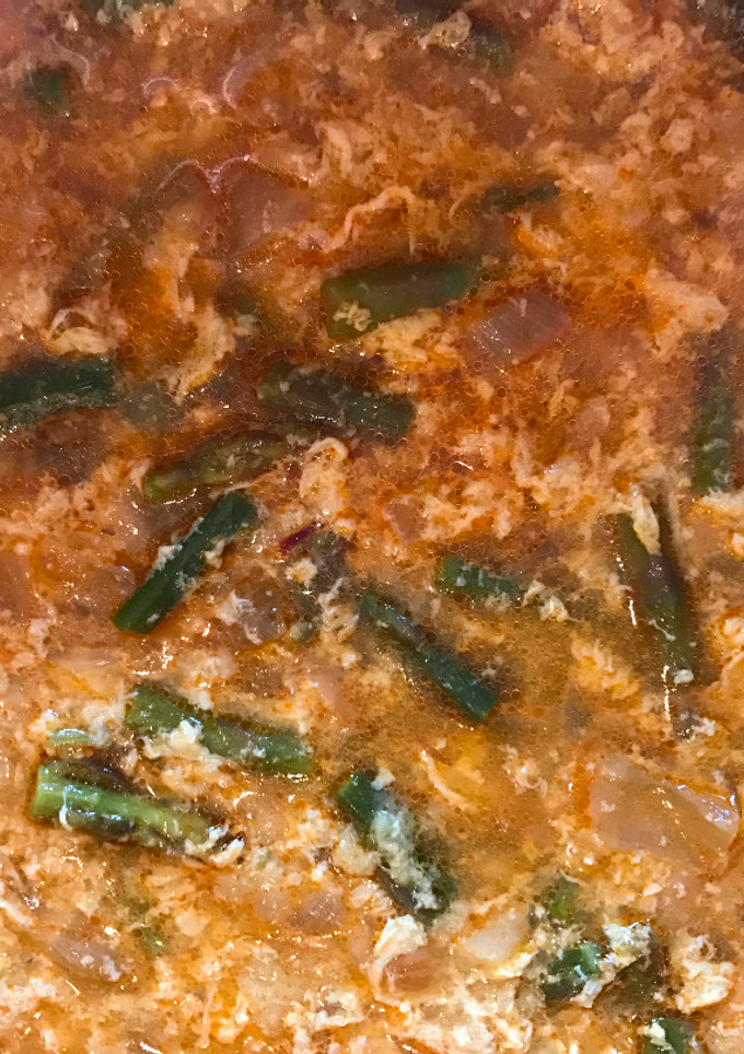 Una foto de Espárragos en salsa
