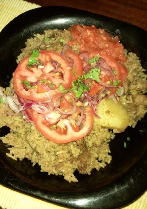 A picture of Swahili Beef Pilau(Quick fix).