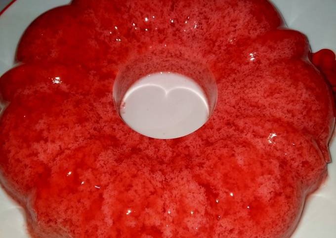 Panduan Memasak Resep Puding lumut redvelvet ekonomis