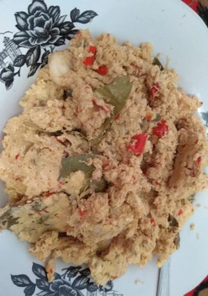 Foto resep Pelas tahu udang / pepes tahu udang