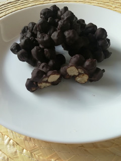 Una foto de Garbanzos con chocolate negro y canela