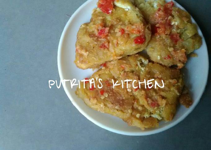 Resep Telur geprek crispy Anti Gagal