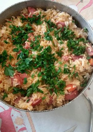 Foto de Risoto de calabresa
