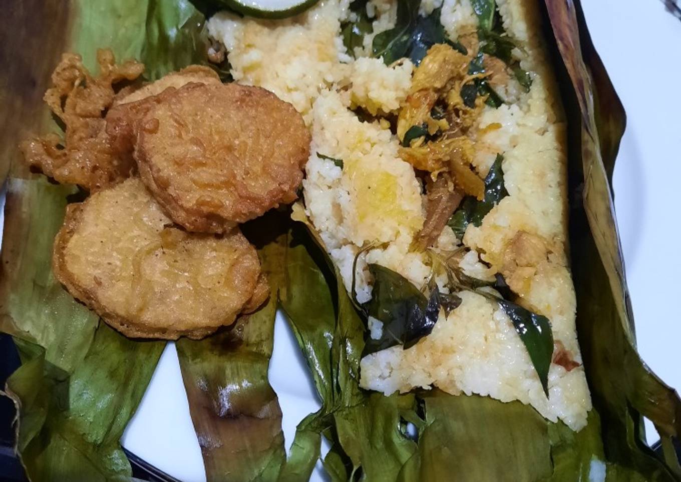 Nasi Bakar Ayam Teri