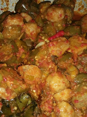 Cara Mudah Membuat Resep Terong pentol hati ayam balado yang Lezat Anti Ribet, Bisa Manjain Lidah