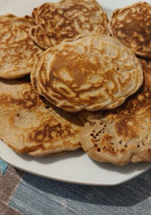 Une photo de Pancakes protéinés ou non