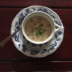 A picture of California Farm Wild Rice Mushroom Soup.