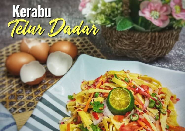 Panduan Langkah Demi Langkah Kerabu Telur Dadar Mari Cuba Memasak