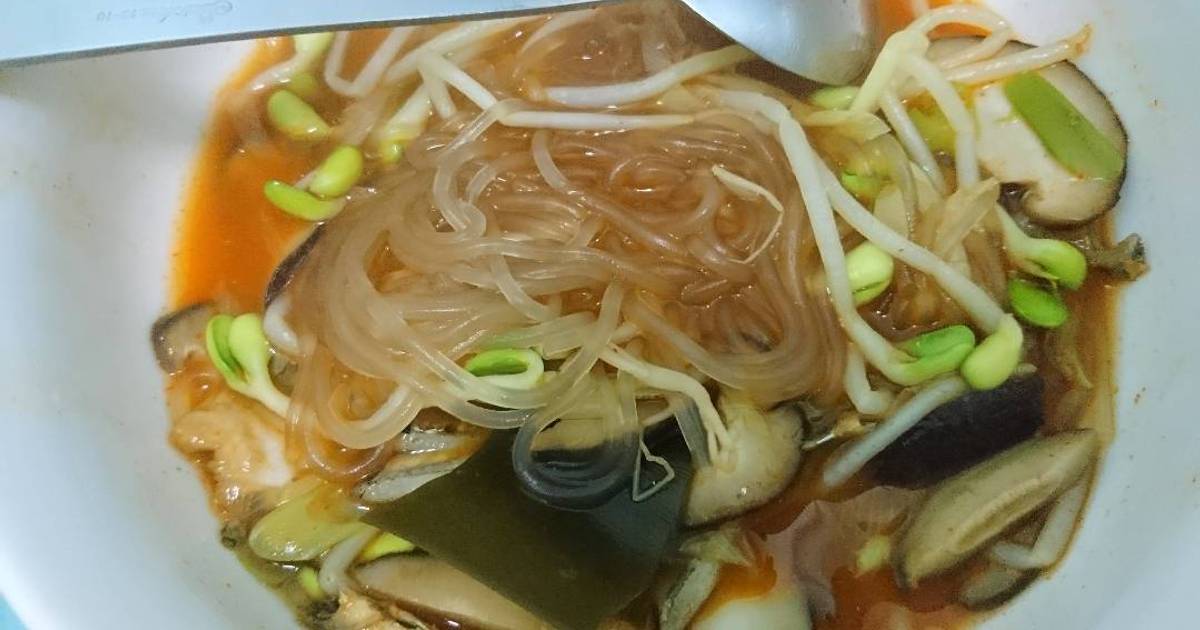Japchae Spicy Soup Recipe By Ashari - Cookpad-image