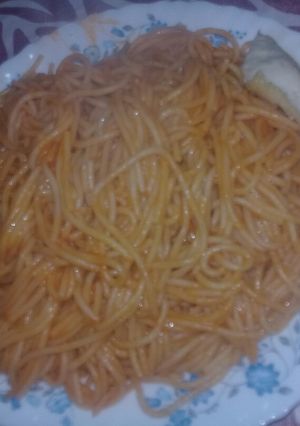 صورة لوصفة سباغيتي على طريقتي