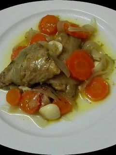Una foto de Caballa en escabeche