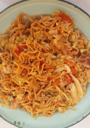 Foto resep Mie Goreng Burung Dara