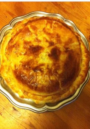 Une photo de Tourte feuilletée au comté et beaufort