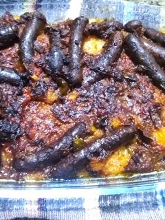 صورة لوصفة صينية سجق بالبطاطس