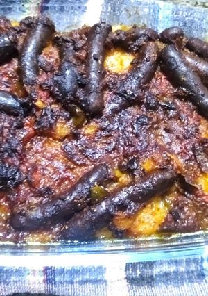 صورة لوصفة صينية سجق بالبطاطس
