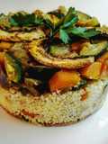 Tortino di tabulé con mix di verdure