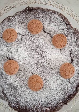 Foto di Torta amaretti e cioccolato