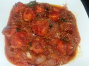 A picture of seafood gravy prawns