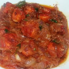 Fried Prawn Semi Gravy A picture of Fried Prawn Semi Gravy.