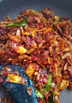 Foto resep Balado kentang dan tempe
