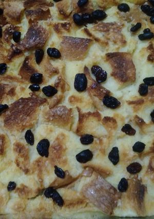 Foto resep Puding roti tawar panggang