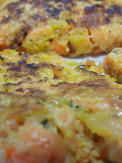 Una foto de Tortitas de zanahorias