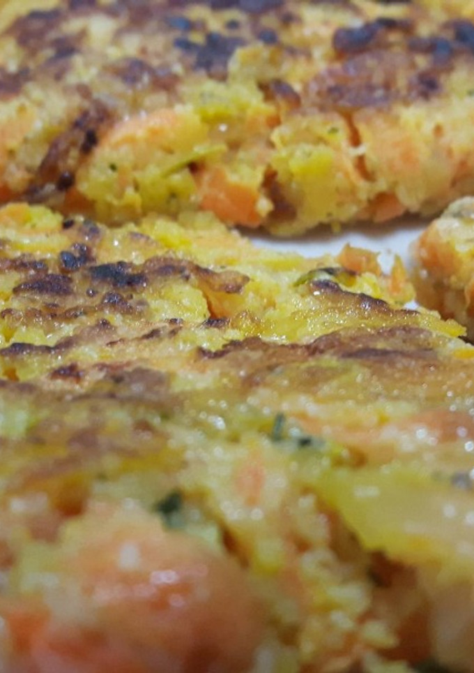 Una foto de Tortitas de zanahorias