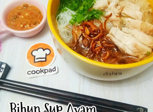 Gambar Bihun Sup Ayam Kota Belut Sabah