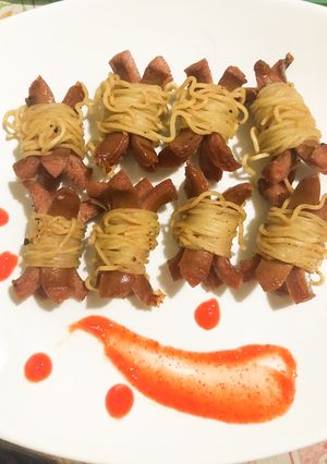 Foto resep Sosis Gulung Mie