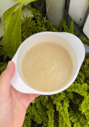 Foto resep MPASI 6M 4 ⭐️⭐️⭐️⭐️ (Bubur hati ayam telur puyuh)