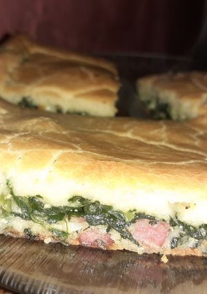 Una foto de Torta de espinaca
